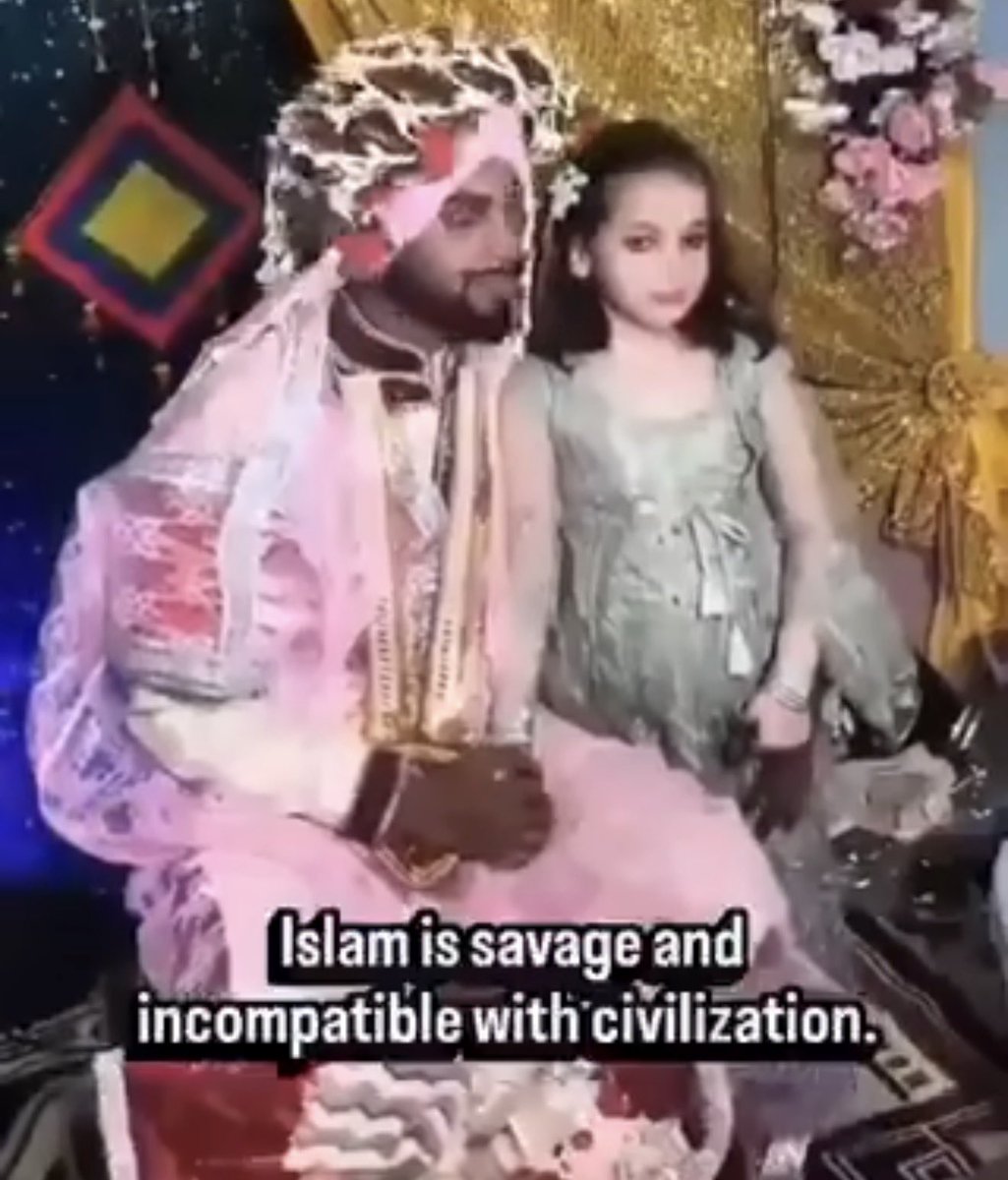 atensnut's tweet photo. This MAKES ME SICK.  😡😡

This 32 yo Pakistani Muslim scumbag bought this 10 yo girl for $580…. Now she’s pregnant!! https://t.co/lhIyPNr3zq
