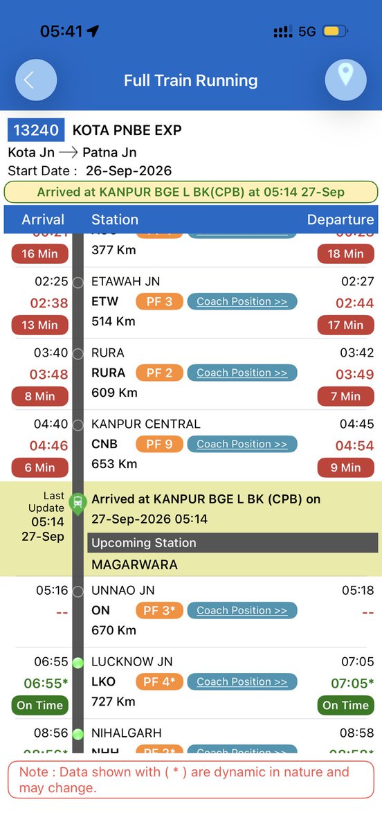 KrishnaKBajpai's tweet photo. दूसरी पहले से लेट है, तो ऐसी व्यवस्था का क्या तर्क है?

खासकर जब Pushpak (12534) का अंतिम स्टेशन LKO है, जबकि 13240 को Patna तक जाना है।

गजब logic है आपका!!!
फिर समय पर निकलने का क्या मतलब रह जाता है? 😡 https://t.co/kuVlNkdFZj