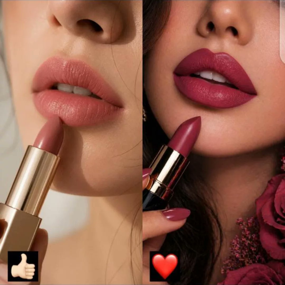 lincolin6's tweet photo. Pick one
Nude Pink or Berry Red? Save this for your next makeup look. Which one matches your vibe? Comment below! https://t.co/6fzIQFKV4q