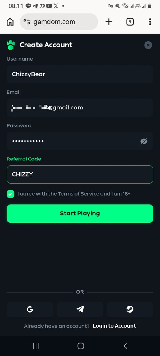 BearuangHD's tweet photo. @JJChizzy @gamdom @stevewilldoit @JChizzyRewards Thank you so much @JJChizzy 💚

Under code CHIZZY ✅️

gamdom username: ChizzyBear

ID: 48247699 https://t.co/Q38cYkARvQ