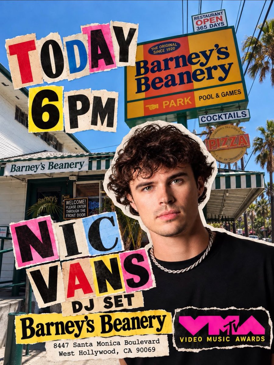 _cocoalove09's tweet photo. TONIGHT!!!
#NicVansxVMASMoonMobile
#VMASMoonMobile
#NicVans https://t.co/oXxFdsQhpT