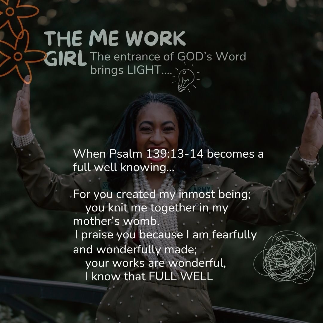 IranSilvavg's tweet photo. The MEwork wasn’t about becoming someone new. It was about renewing my mind and seeing myself as God always has: fearfully and wonderfully made. When a girl knows who God says she is, everything changes. https://t.co/Mmi7LwpOIH