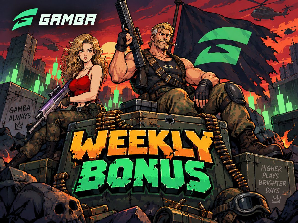 gamba's tweet photo. Go claim that Weekly Bonus!!! 🔥

What we running it up on? 🤑 https://t.co/45gXp8cKLt