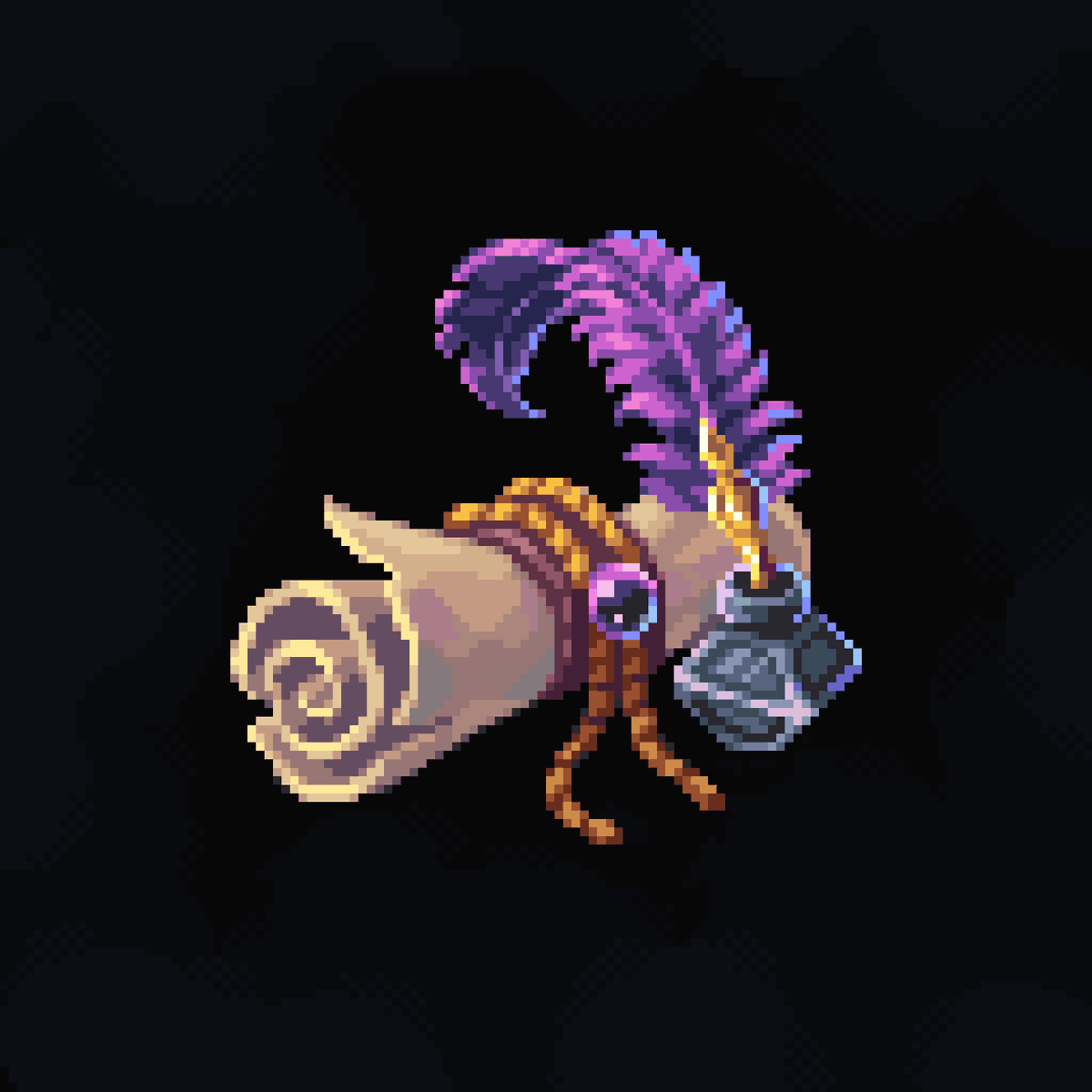 PixelArtJourney's tweet photo. A scroll from a couple years ago📜 #pixelartㅤ https://t.co/LWTuboOuuv
