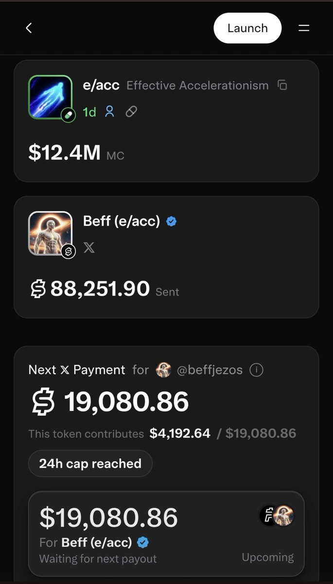tom100B's tweet photo. $KARDASHEV sent over 44k to @beffjezos.
$E/acc sent over 88k to @beffjezos.
Higher and take humans further on the Kardashev level!🔥🚀 https://t.co/xgvDbUiqA5