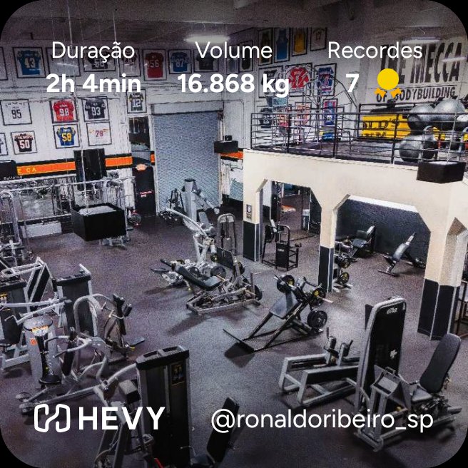 TreinandoFofo's tweet photo. 💪🏼 Treinando Fofo 💪🏼 
Acabei de levantar 16.868 kg no 

@hevyapp
@wellhub_br
@PanobiancoGym
 https://t.co/N8ZWxsQPTv https://t.co/TuvYpkiUNQ