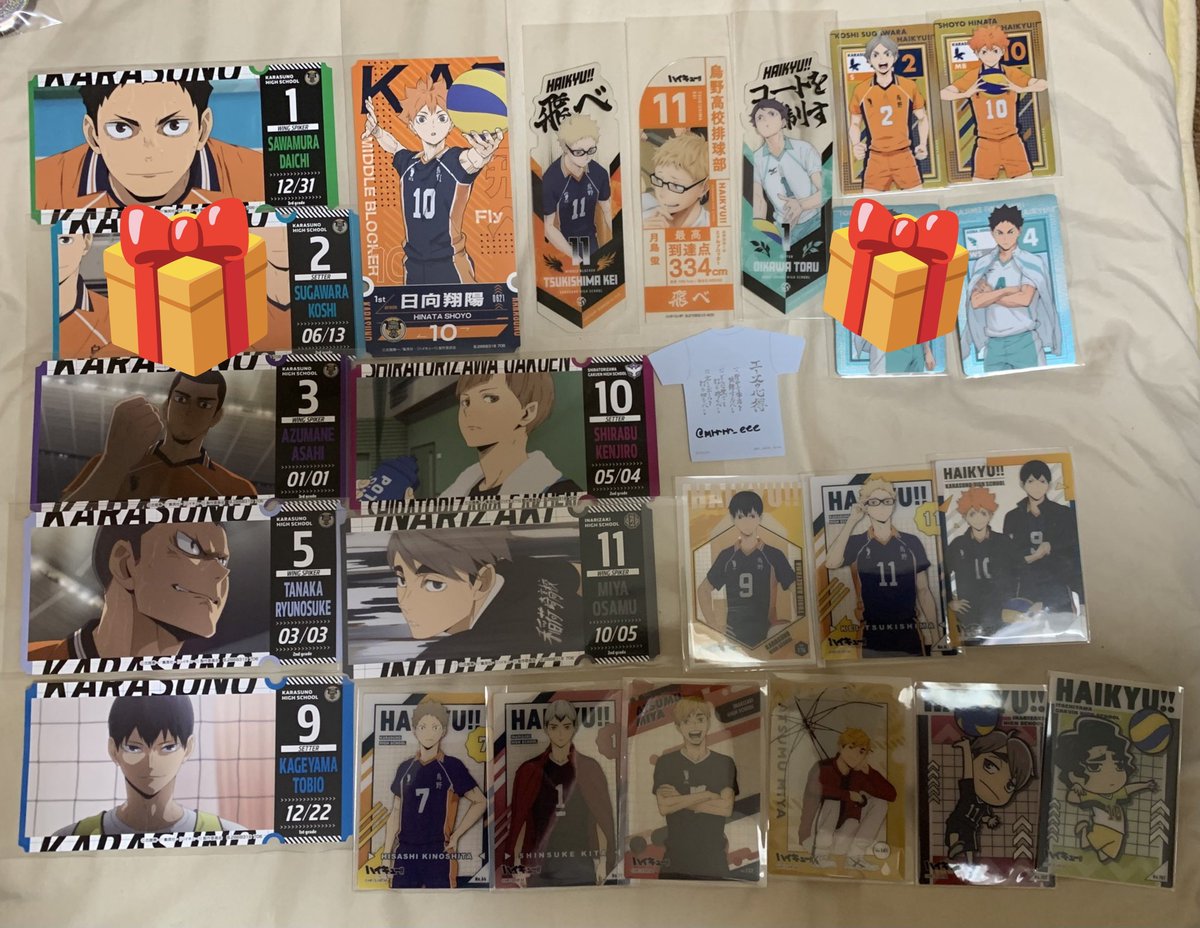 mrrrr_eee's tweet photo. 【交換 譲渡】ハイキュー ロングステッカー  ステッカー アクリルキーホルダー  カード マスコット 栞 一番くじ

譲
引用先、画像のもの

求
同異種 木兎・梟谷＞黒尾・研磨
or 
1〜3枚目  1枚50円 ＋送料
4枚目  記載通り ＋送料

複数個のお取引優先
画像保存🙆‍♀️

郵送orメルカリでお願いします🙇‍♂️ https://t.co/B89oi5goOU