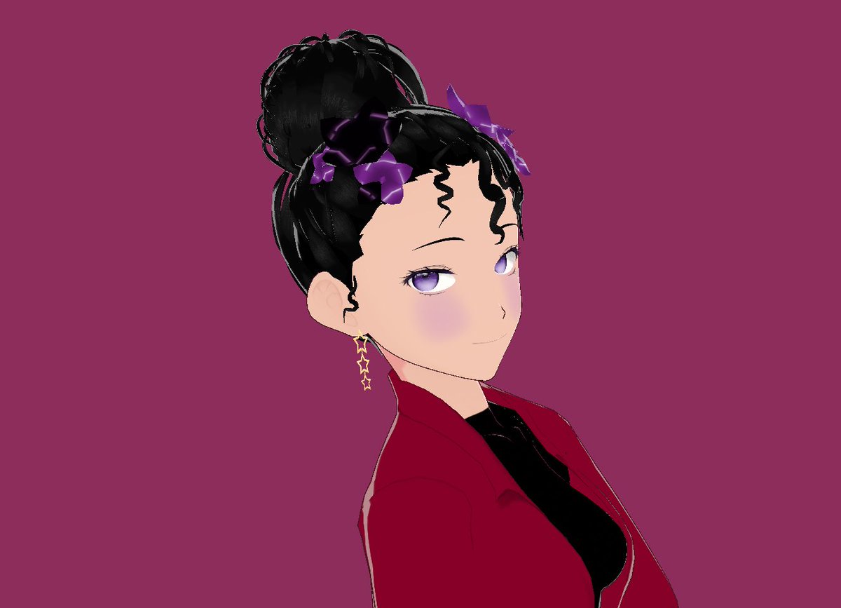 Fallking76's tweet photo. Here's a random model I made in VRoid Studio, inspired by one of my best friends, Qu33bloyal (check her out on Twitch)   
(Tell me what you think) #vroidstudio #model #female https://t.co/vNhlQ8lSEm