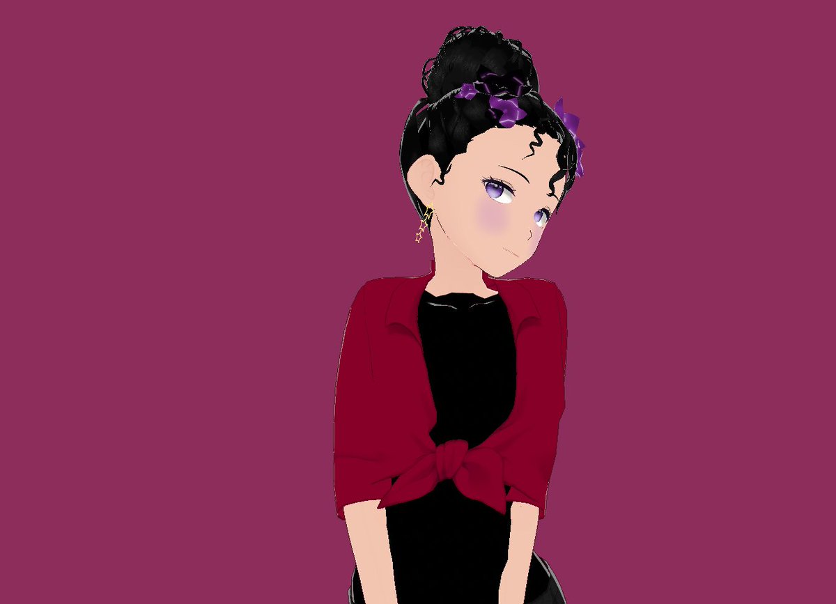 Fallking76's tweet photo. Here's a random model I made in VRoid Studio, inspired by one of my best friends, Qu33bloyal (check her out on Twitch)   
(Tell me what you think) #vroidstudio #model #female https://t.co/vNhlQ8lSEm
