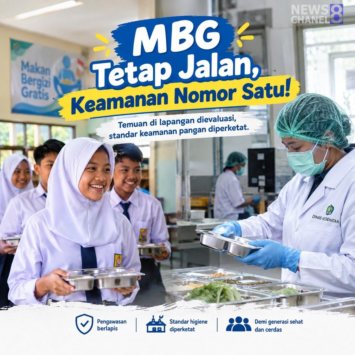 KarmanTejo's tweet photo. MBG tetap jalan, keamanan nomor satu
#MakanBergiziGratis
#ManfaatMBG
#CegahStunting
#DukungMBG https://t.co/Zt9vqM7kEA