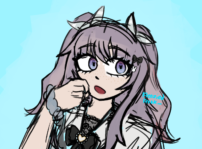 frenziedfreak_'s tweet photo. my apology for this tweet is this Takiko doodle. i did not feel like doing line art or proper coloring okay hi bye #drante #drantetwt https://t.co/hNX1JOxESd