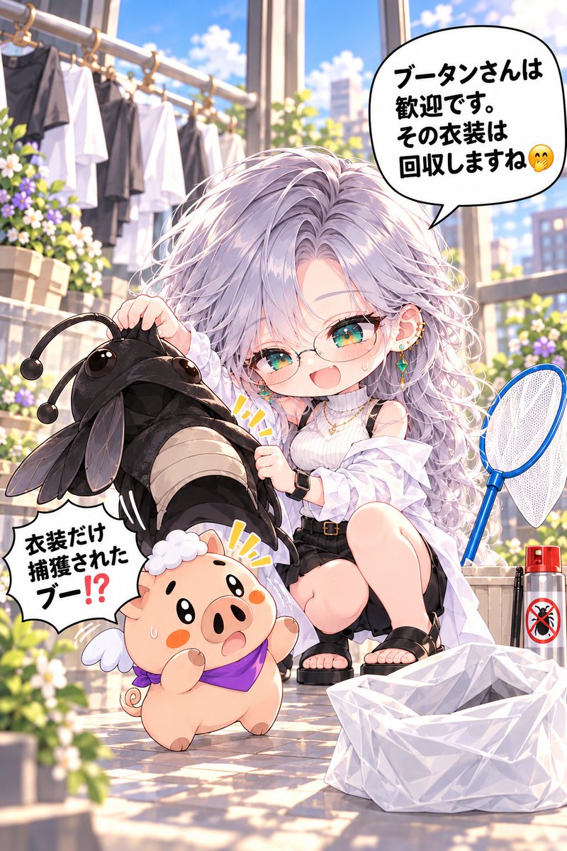 yoruboshiiduha's tweet photo. ブータンさん、おはようございます☺️✨ その衣装は引っ剥がしますね🤣 https://t.co/8BxvdyOvFg