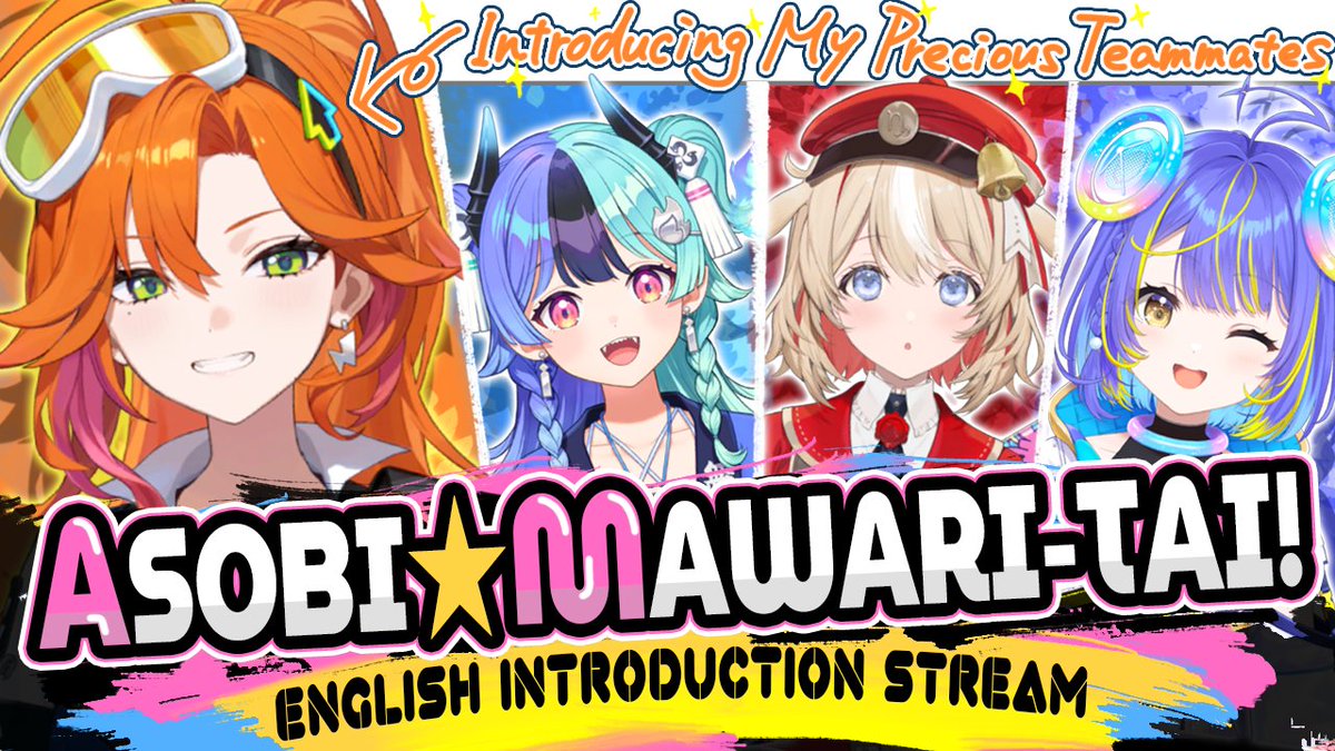 hyakuto_kyoko's tweet photo. Hellooooooooo everyone!!

I’m finally doing my English introduction stream!
Also, I'd really loooooooove to introduce to you guys✨my precious teammates✨

The stream will start at...
11AM JST// 7PM PDT // 4AM CEST (I'M SO SORRY😭😭😭) 
https://t.co/IO8nQ31iEN https://t.co/DraLDHN0ad