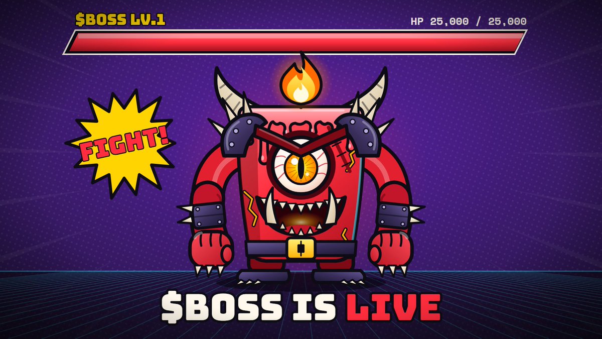 RaidTheBossPons's tweet photo. $BOSS is live. FIGHT!

every buy is a hit. every heavy attack burns $BOSS. land the kill.

CA: 0x76944bd497146fd5ab77ea4cfa38325bae4fc91c
https://t.co/IHtByoneuL https://t.co/MoIczTpLUd