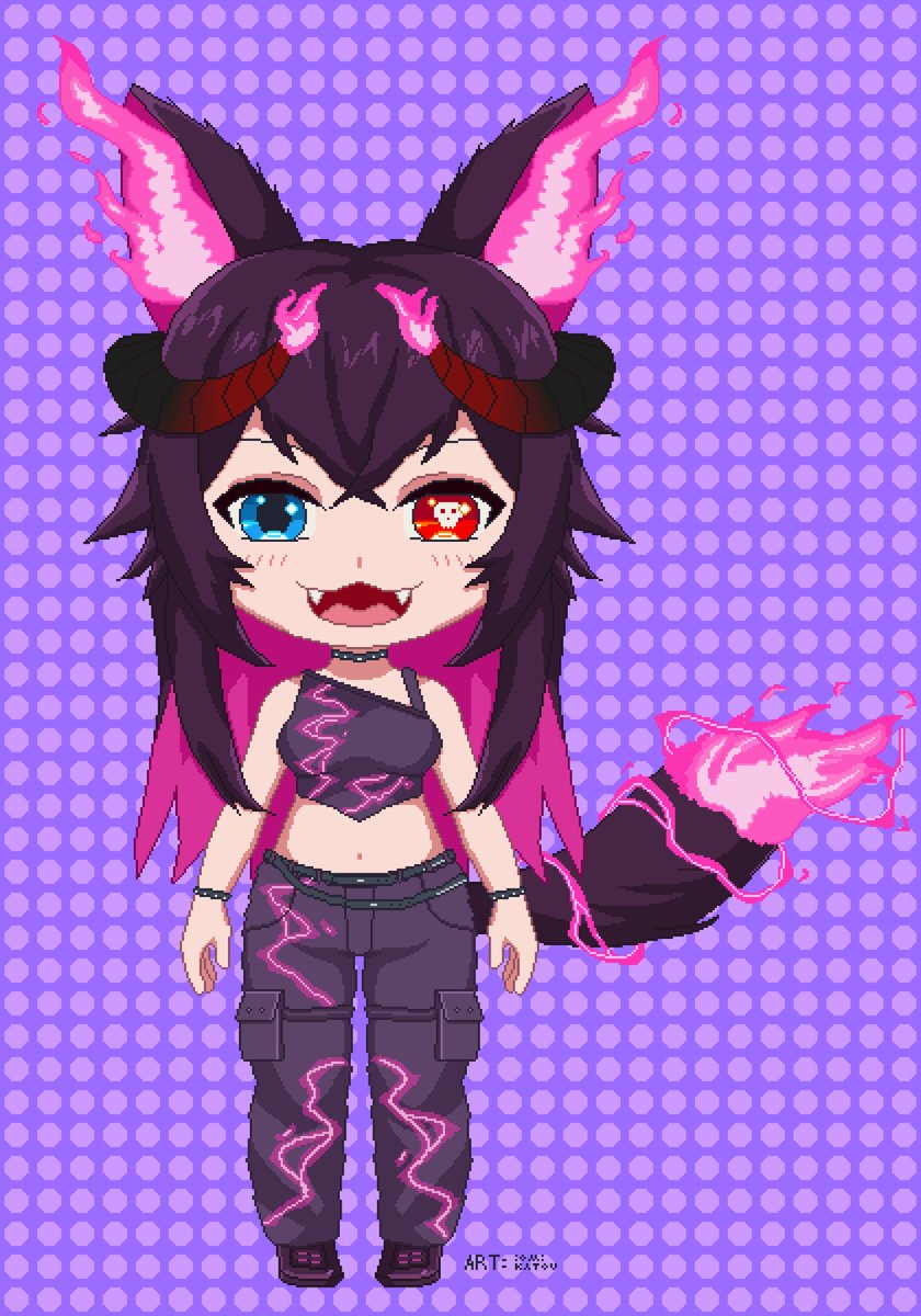 IomiKatou's tweet photo. ¡Proyecto @YachisAtelier finalmente terminado!
Realmente disfruté trabajar en este VTuber y aprendí mucho durante el proceso, mejorando un píxel a la vez.

Feliz cumple n.n

#pixelart https://t.co/pPjflke1GR