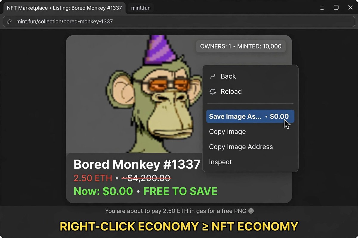 jessechidubem's tweet photo. Unpopular opinion: NFTs are worthless. I don't get the hype, I never will, and I don't see why anyone is still buying into it. Don't do it. https://t.co/Sb25EU9nOT