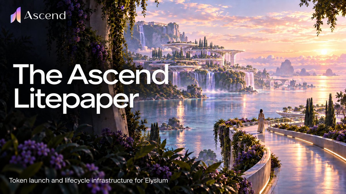 AscendLaunch's tweet photo. The Ascend Litepaper is live.

Stake Hype on Ascend through kHYPE, earn two streams: ecosystem tokens funded by yield, and HYPE funded by protocol revenue.

No protocol token. A 1% trading fee with up to half to creators. Every dollar of protocol revenue buys $HYPE and kinetiq:native.

Supporting token lifecycle from launch to Ascended listings, HyperCore spot listings, and HIP-3 Perps listings through Kinetiq.

We're also giving away 10 WL spots on this tweet to people who like, RT, and tag a friend with one unique mechanism they really like about Ascend.

https://t.co/zNBbxEUW2N