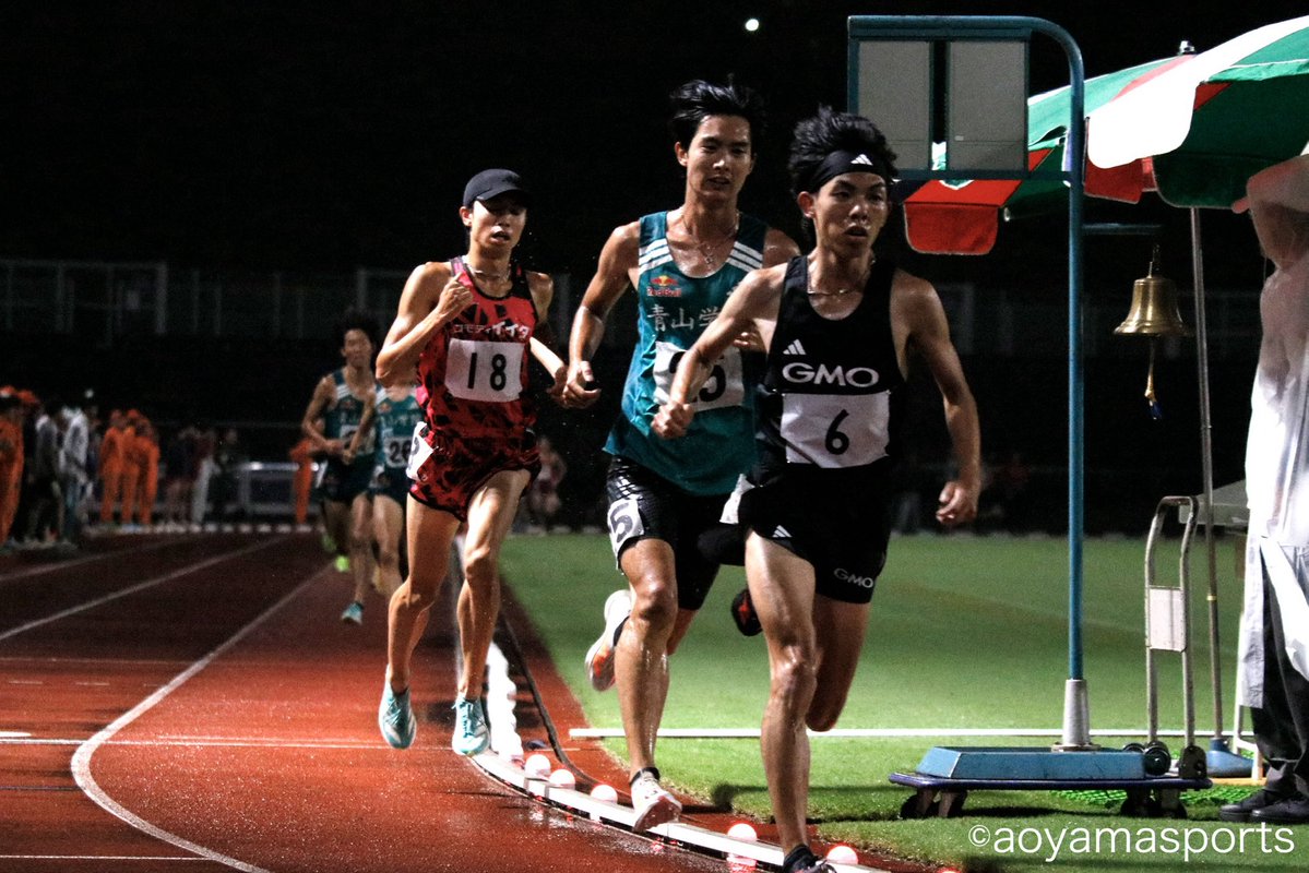 aosupo_rikujyo's tweet photo. #絆記録会

#男子5000m 6組

3着 #佐藤愛斗 13:39.10 PB!
4着 #松田煌希 13:43.82 PB!
6着 #中村海斗 13:45.61 PB!

#青学 #青学陸上 #青学長距離 #青学駅伝 #アオガチ #青山スポーツ https://t.co/LZ3Z26ZxxE