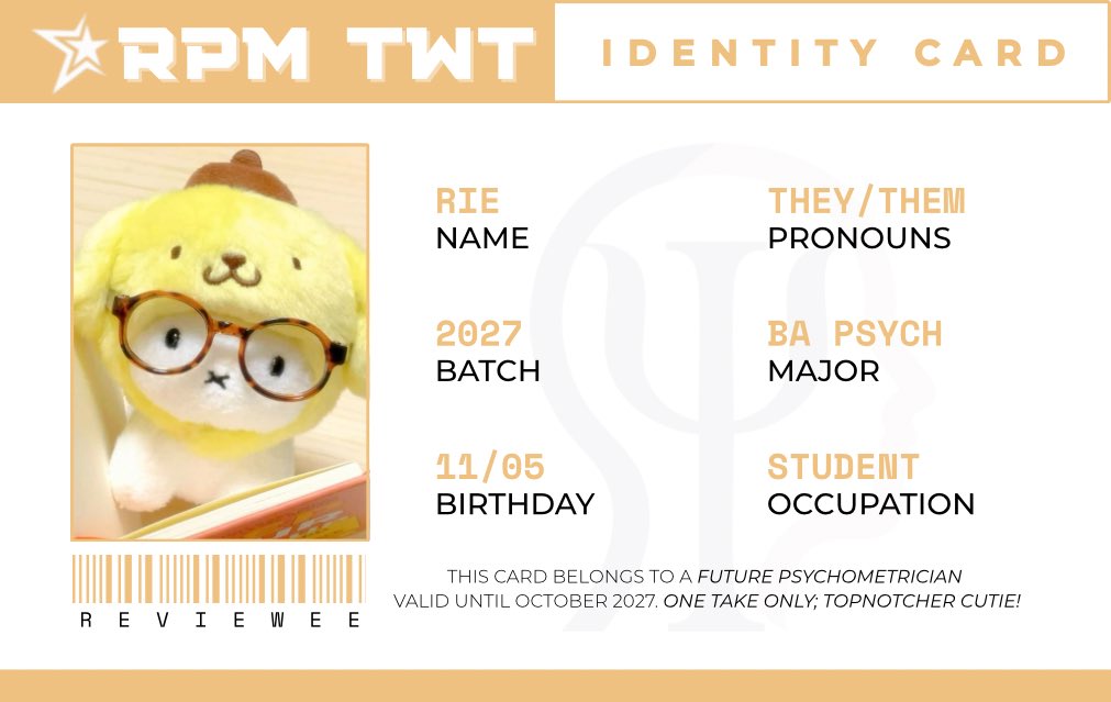 rpmfaerie's tweet photo. heya, i’m new to #rpmtwt #rpm2027 #psychtwt! let’s be moots 🌻

⠀⠀ ⠀⠀ ⠀⠀ about me ─ ✦ 
⠀⠀ intj. scorpio. lesbian. 4th year
⠀⠀  into anime, danmei &amp; baihe, 
⠀⠀  books, mc arg, vtubers, etc.

like &amp; rt to be moots ♡ ifb !! feel free to interact :) https://t.co/ttgUB6TWSe