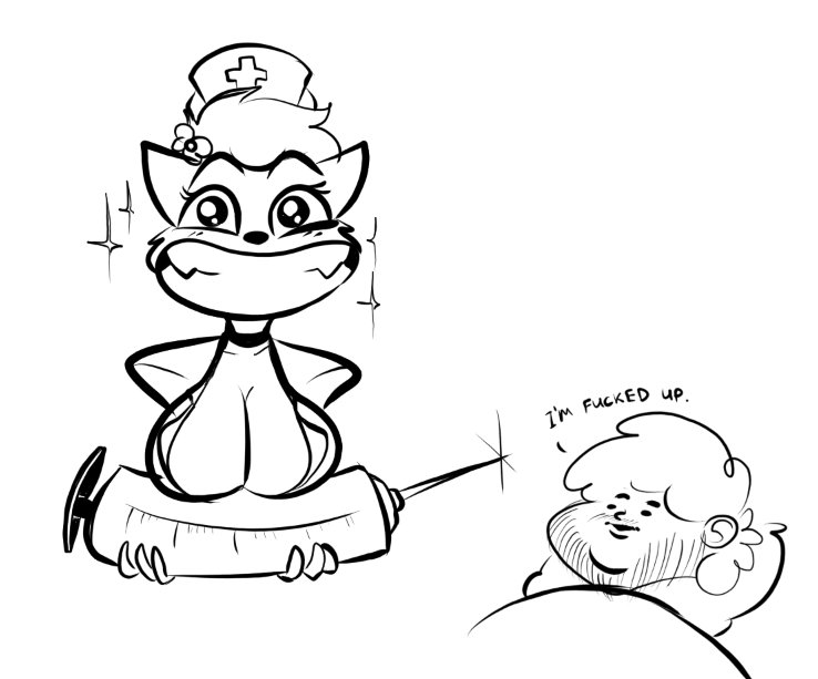HRikkko's tweet photo. Nurse Pahmeä is rushing to the rescue!!

made this a long time ago for @Lord_Fazzer when he was sick. Pahmeä belongs to @Minty__Breeze https://t.co/DhcQpDUdZh