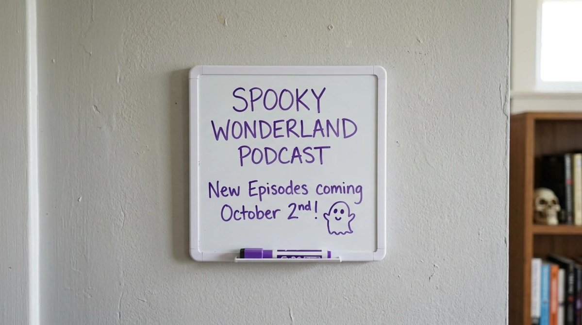SpkyWonderland's tweet photo. The Spooky Wonderland Reboot is here! new episodes are coming next week! follow our socials for updates, links are in our bio! 👻

#spookywonderlandpodcast #horrorpodcast #podcast #halloween #horror https://t.co/eeocTEyhP2