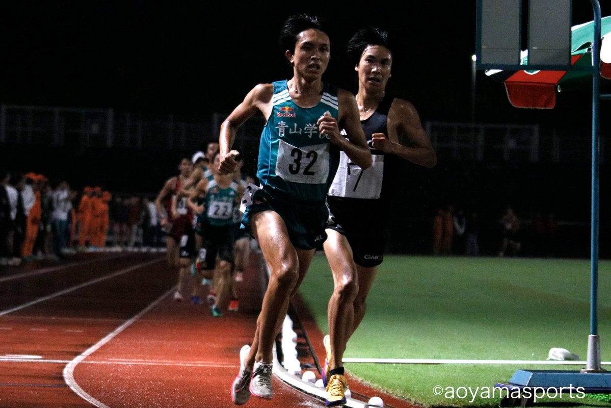 aosupo_rikujyo's tweet photo. #絆記録会

#男子5000m 6組

8着 #新見春陽 13:47.81 PB!
9着 #松田祐真 13:49.55 PB!
10着 #上野山拳士朗 13:49.68 PB!
12着 #大藪遙斗 13:54.96 PB!

#青学 #青学陸上 #青学長距離 #青学駅伝 #アオガチ #青山スポーツ https://t.co/JidkMDwDxA