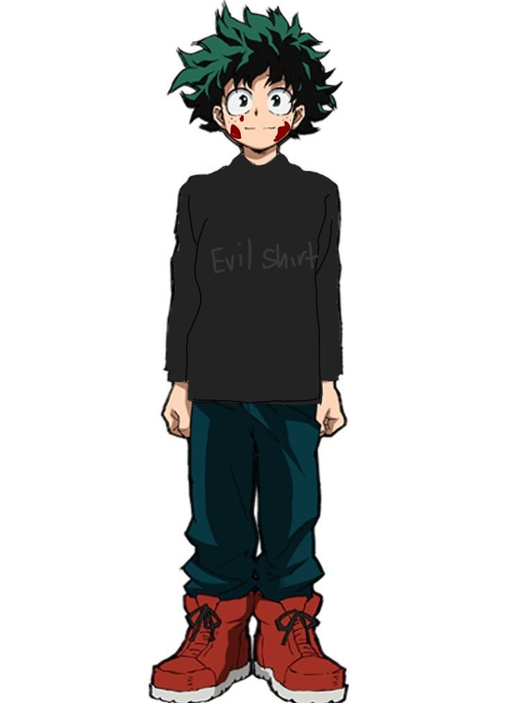 midwhoreiya's tweet photo. "Omg villain Izuku would be so scary" meanwhile villain Izuku https://t.co/aTAoLVgcNh