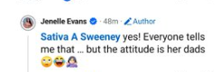 Gwen_Bayliss's tweet photo. Good. I'm glad Ensley has David's attitude! I can't wait until she's taller than Jenelle &amp; terrorizes her with fists in the face, threats to beat her ass, holes punched in walls, storming out &amp; slamming doors, etc. It is going to be glorious to see Jenelle get her karma. https://t.co/MxankVnocG