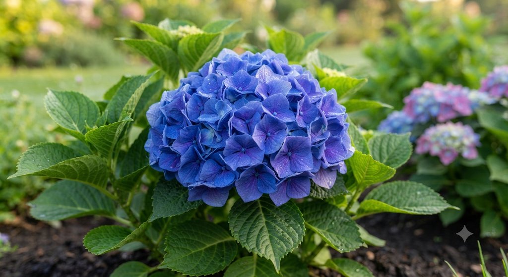 2Tirouge's tweet photo. Thème Fleur et nature

​🌸 Nature Express
​Le mystère des hortensias bleus 🔵
​💡 Le saviez-vous ?
La couleur bleue de certains hortensias n'est pas génétique, mais dépend de l'acidité du sol 
​Un sol très acide (pH bas) rend l'aluminium disponible, ce qui colore les fleurs en🔵 https://t.co/FSftsHPtZu