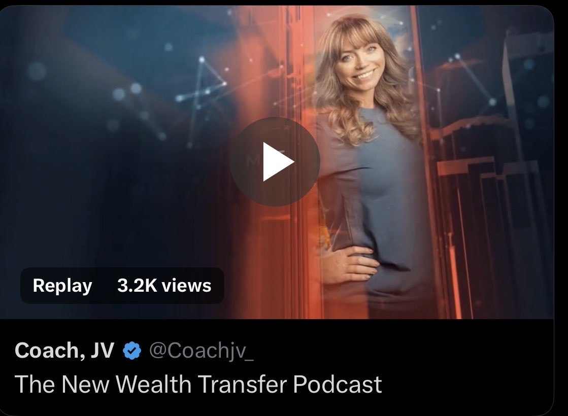 call_coachjv1's tweet photo. The New Wealth Transfer Podcast https://t.co/4asvgKymaj