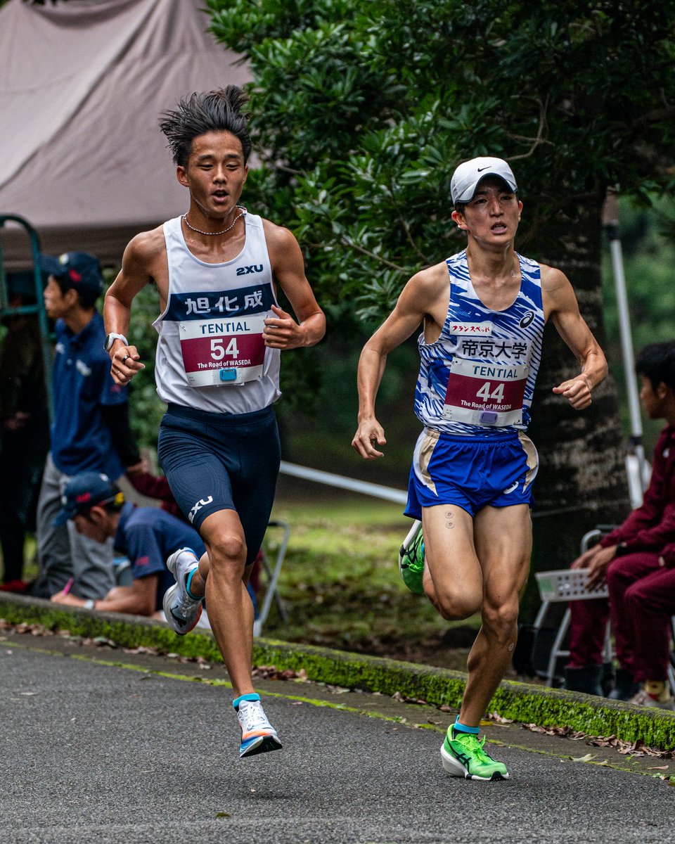 Ryo504's tweet photo. 【The Road of WASEDA】
男子5km3組
①塩出翔太(旭化成)14:01
②浅野智仁(帝京大)14:08 https://t.co/r0VNw3lxPC