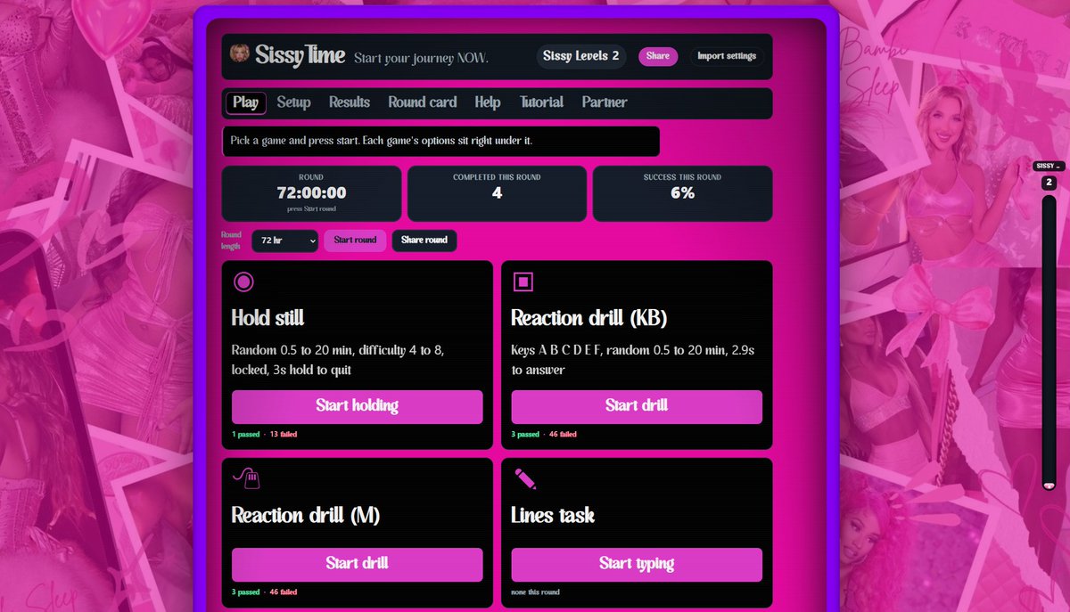 tiffy2335's tweet photo. Who wants to play wif me? You can set my summons, rules in each game, make everything random, I level up as I complete, and get penalized as I don't!

It takes random pictures during every game to ensure uniform restrictions, and the games are totally random and #sissy! #chastity https://t.co/vLfey8sU3Y