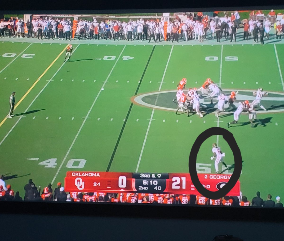 andredaughty's tweet photo. @GabeIkard Should've been 14-14 not 28-0.
Bless his heart. https://t.co/rmVCsCyHzt