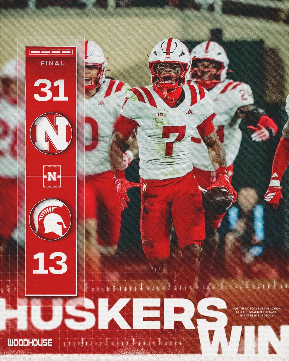 HuskerFootball's tweet photo. Went and took it. https://t.co/Kvert6XpPg