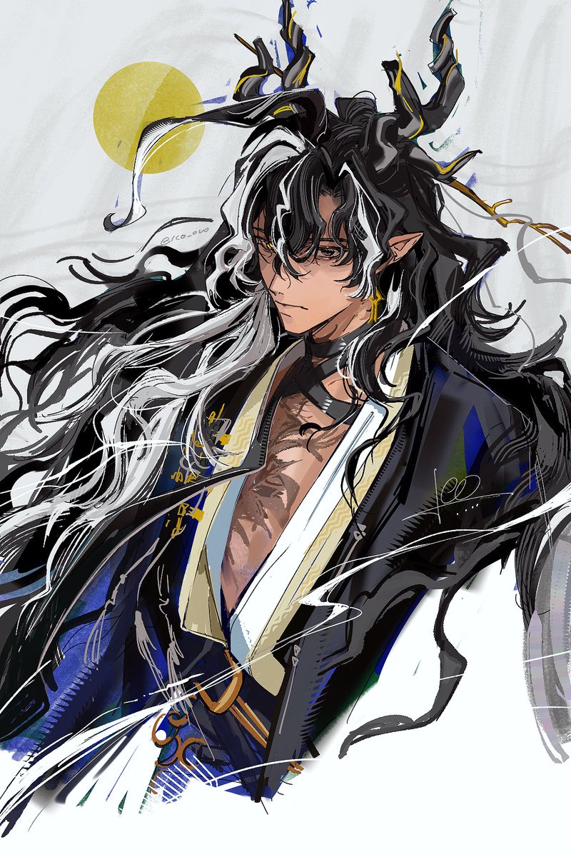 ico_ovo's tweet photo. Wang ⚫️
#Arknights #アークナイツ https://t.co/kF1Sxz3008