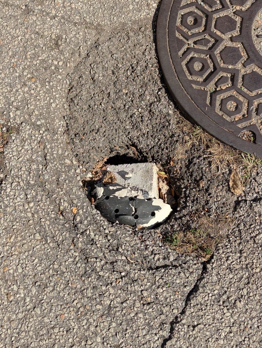 fencepostwatchr's tweet photo. Communally filled hole https://t.co/br54j6GYSE