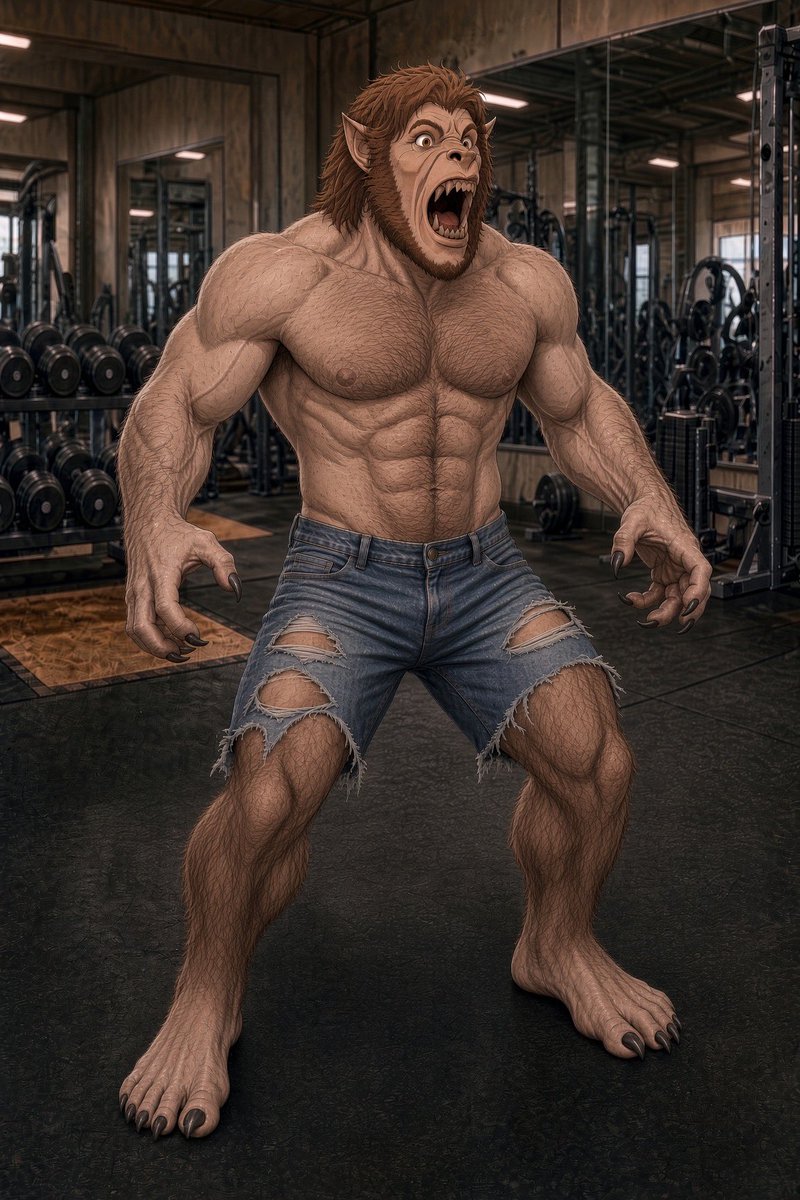 WolfManLovr's tweet photo. #Werewolf #TF
#Transformation #werewolf

There’s something I like about this early stage of a  werewolf transformation, still in its early stages, the werewolf’s juices are just start flow and change his: bone, cell, and physical form, the first hint of his muzzle forming. https://t.co/g2kVV1tWr2