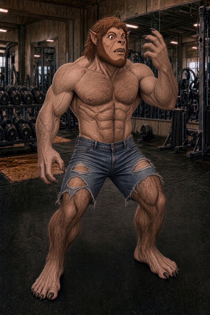 WolfManLovr's tweet photo. #Werewolf #TF
#Transformation #werewolf

There’s something I like about this early stage of a  werewolf transformation, still in its early stages, the werewolf’s juices are just start flow and change his: bone, cell, and physical form, the first hint of his muzzle forming. https://t.co/g2kVV1tWr2