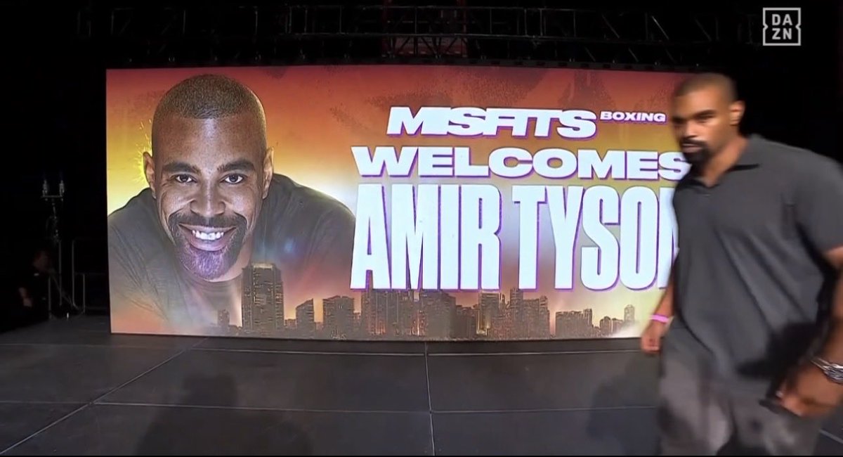IfnBoxing's tweet photo. ‼️ Son of Mike Tyson, Amir, has signed with Misfits Boxing 🥊🤝 https://t.co/qHyy6vJaXP