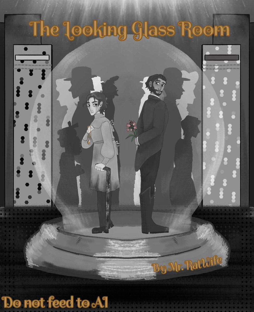 MageOtter's tweet photo. The finished version of the picture! 

This is a teaser poster for my next long  #jayvik fic. Based in an alternative version of Edwardian times, come see a murder mystery where two unlikely sides team up solve a case themselves. 

More info to follow! https://t.co/WAlISIYbZN