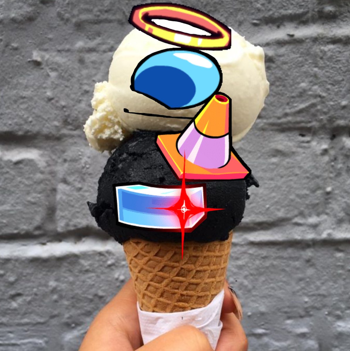 Dexquita's tweet photo. Black and White Ice cream (⁠^⁠^⁠)
#vsimpostor #amongus #vsimpostorv4 https://t.co/zEcssm1ZR1