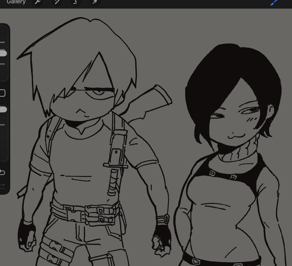 Grendpateddo's tweet photo. playing re4 remake https://t.co/aHXPUt9tww