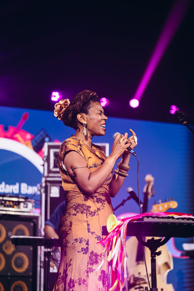 JoyOfJazz's tweet photo. CARMEN SOUZA blends jazz with rich African influences to create a performance bursting with soul, rhythm and joy. Be part of it—get your tickets now at Ticketmaster. #JazzReignited #SBJOJ2026 #TakeMeThere https://t.co/5IFHgnUkeO