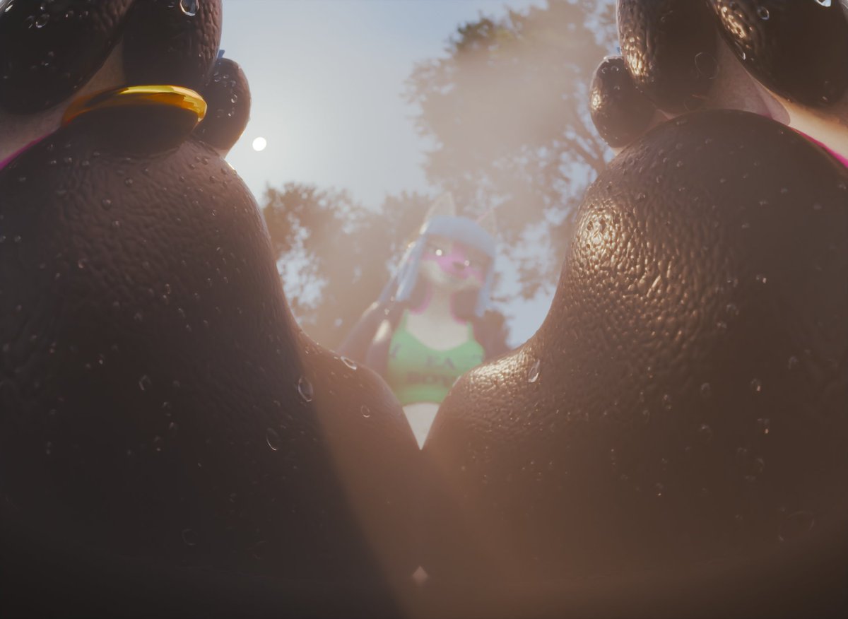 FlustaFox's tweet photo. Been a hot minute since I'd made and posted anything but this beautiful lass @FriskyDingo33 handed me her model and god I think I made my best piece ever~ 

go on~ stare up at her looming face as you're boiled between the heat of her leathery padded feet~ 

Drown in her presence~ https://t.co/gOkszfwaJS