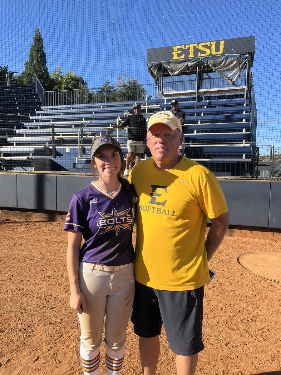 EdenAtkinson44's tweet photo. As the leaves start to change, ETSU looks better than ever! Thank you @CoachmilliSB and @rwwagner for putting on an amazing camp this weekend! I loved touring the campus and getting to know the players and see first hand how awesome the team culture is! It was a lot of fun sharing the experience with my teammate @MPink2028. Thank you for an amazing camp. GO BUCS 💙💛

@tommytas15 @ChattChill16u @tnbolts2027west @CoachWestBolts @joycewellhoefer @NCSA_Softball @SoftballDown @bench424nmore @LineDsoftball @SoftbalAmerica @TheeSBReport @ExtraInningSB @TopPreps @5_recruiting @gobigrecruiting @SportPrepX @TOP_D1RECRUITS @PrepSoftball @IHartFastpitch