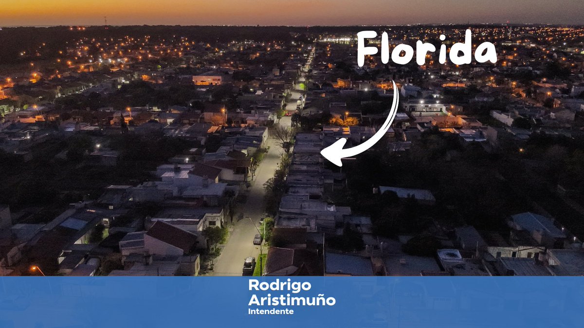 rodrigo_arist's tweet photo. 💡 Más de 180 luminarias LED instaladas en nuestro distrito. https://t.co/cfiokgb8E7
