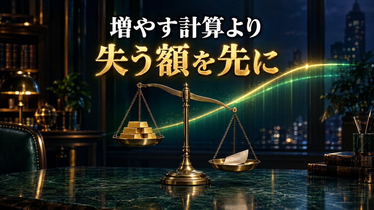 FXCFD_'s tweet photo. 【複利の計算を先にやめた理由】一回の損失額から決め直す

今月の止まる線に届いた日、残り日数はまだあったのに画面を閉じました。閉じたあとで大きく動いたのも、翌朝ちゃんと見ています。もったいないとは思いました。待てたのは気合いではなくて、線を引いたのが月の初めだったからです。月末に考えると、その時の気分が必ず混ざってしまうんですよね。

入らない判断そのものを主役にして書き直しました。エントリー理由が曖昧な日に手を止められるかどうかは、その場の気分ではなく、先に引いてある線のほうで決まります。

📌 目標から逆算すると、必要な回数が先に決まります

逆算にはもう一つ、やっかいなところがあります。

到達したい金額を決めると、そこから必要な回数が出てしまうんです。

今月あと何回取らないといけない、という形ですね。

この数字が頭にあると、相場の見え方が変わります。

条件がそろっていない日でも、残り回数のほうが気になります。

そして、気になったほうへ手が動きます。

僕は月末に、これを何度もやりました。

月末だけ数量が大きくなる癖が、記録にはっきり残っています。

自分では、そんなつもりはまったく無かったんですよね。

逆算した数字が、静かに背中を押していました。

残りの回数が頭にあると、条件より先にそちらが気になってしまいます。

> 月末だけ数量が大きくなる癖は、逆算した目標から来ていました。

⚠ 増えた月に、率を上げたくなります

うまくいった月の終わりに、必ず来る誘惑があります。

この調子なら、もう少し大きくしてもいいのでは、という考えです。

しかも計算上は、たいてい正しく見えます。

残高が増えているので、同じパーセントでも金額は増えていますから。

危ないのは、パーセントのほうまで上げてしまう時です。

僕は一度やって、次の月にきれいに戻されました。

戻された時のほうが、金額が大きくなっているんですよね。

増やした直後に来た一回が、僕の場合はいちばん重くなりました。

だから今は、パーセントを動かすのは年に一度だけと決めています。

残高が変われば金額は自動で変わるので、それで足りています。

どこまで下げるかの段の切り方は、教材の資金管理の章に置いてあります。

> パーセントを動かすのは年に一度だけ。残高が変われば金額は自動で動きます。

🌟 減った月にどうするかも、先に書いておきます

増やす側だけ決めて、減らす側を決めていませんでした。

これ、順番としては逆だったと思っています。

減った月のほうが、判断が雑になりやすいからです。

今は、月のどこかに止まる線を一本引いておくようにしています。

終わりにする、というのは金額の話ではありません。

その月はもう新しく入らない、という意味です。

最初の年は、これができませんでした。

残り日数があると、どうしても取り返したくなるんですよね。

できるようになったのは、月の初めに紙へ書くようにしてからです。

月末に考えると、その時の気分が混ざってしまいます。

気分が混ざらない時期に書いておくのが、いちばん確実でした。

減った月のほうが、判断は雑になります。だから月の初めに書いておきます。

> 実行例：【今月の止まる線：月初に記入／届いたらその月は新規を止める】

❌ 取り返す計算を、その日のうちにしません

大きく減らした日に、必ずやりたくなることがあります。

いくらで入れば戻るか、という計算です。

電卓を叩けば、答えはすぐ出ます。

そして計算そのものは、だいたい合っているんですよね。

合っているから、なおさら危ないです。

その計算は、次が当たる前提で組み立てられています。

しかも計算したくなっている時の自分は、普段の状態ではありません。

判断が落ちている時ほど、大きく入ろうとしてしまうんですよね。

だから今は、その日のうちに計算しないと決めています。

翌朝に同じ計算をすると、半分くらいはやる気が消えています。

消えた回は、やらなくてよかった回だったということですね。

取り返す計算は、次が当たる前提で組み立てられているんですよね。

> 大きく減らした日は、その日のうちに計算しません。翌朝まで置きます。

⭕ この決め方が合わない場合

最後に、合わない場合も書いておきます。

短い期間でまとめて増やしたい方には、この順番は遅すぎます。

一回の額を先に絞るので、増え方はどうしても緩やかになりますから。

それから、毎回同じ数量で入ると決めている方にも不要です。

その場合は、生活と切り離す部分だけ持って帰ってもらえたらと思います。

この決め方が効くのは、月末だけ数量が大きくなる自覚がある時です。

あるいは、減った月の終わり方が毎回ちがう時ですね。

どちらも、僕が長いこと抜けられなかったところでした。

変えてすぐ数字が良くなったかというと、そうではありません。

変わったのは、月末に慌てる回数のほうです。

慌てなくなったぶん、記録が最後まで残るようになりました。

変わったのは数字より先に、月末に慌てる回数のほうでした。

> 向いていない方：短期間でまとめて増やしたい方、毎回同じ数量で入る方

今後のトレードに役立つ内容を詰め込んだのでこの投稿を保存して見返してください