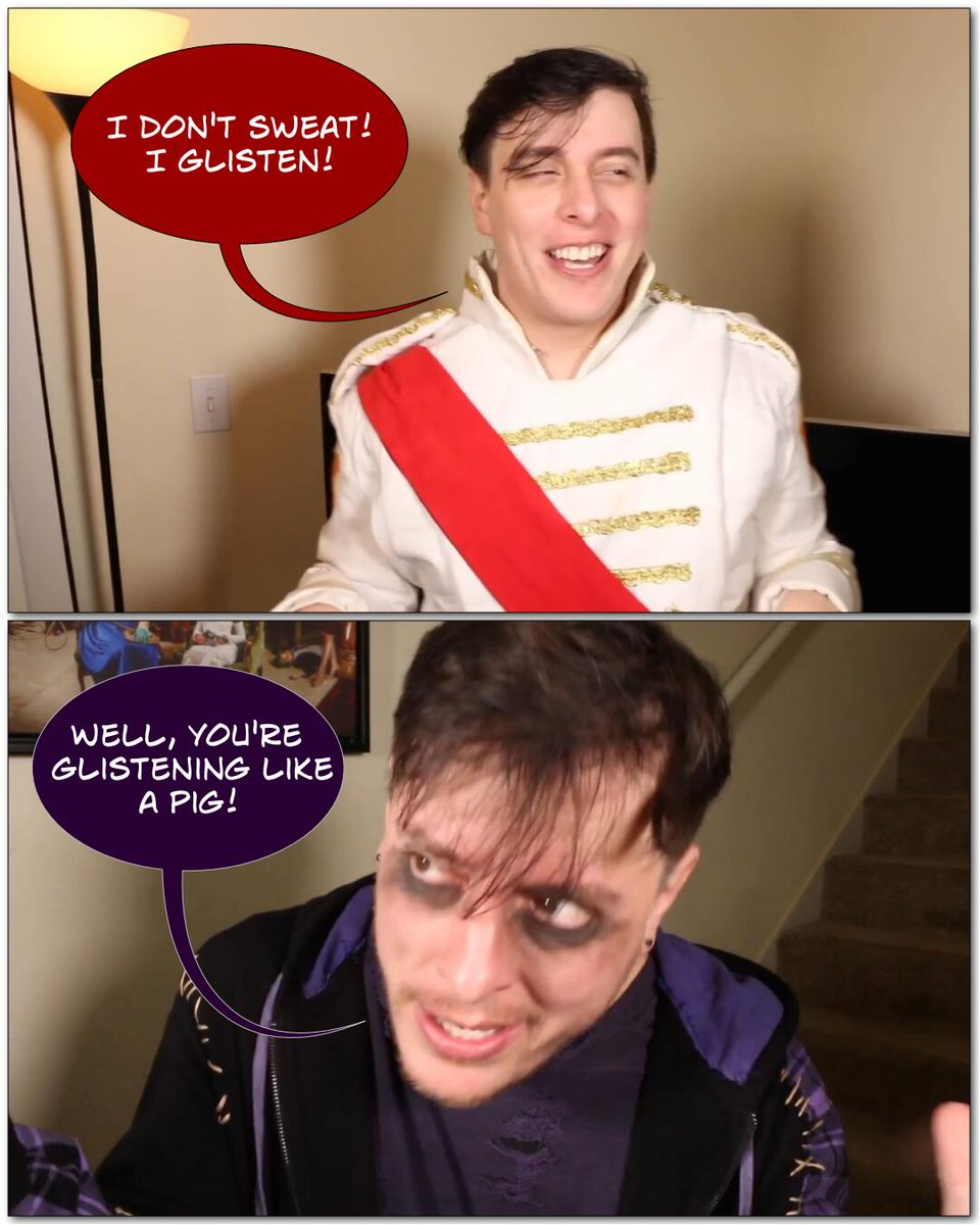 manbemel's tweet photo. I Glisten. From an incorrect quote.
#thomassanders #sanderssides #sanderssidesincorrectquote #sanderssidesphotocomic #romansanders #virgilsanders https://t.co/UceblbM5YS