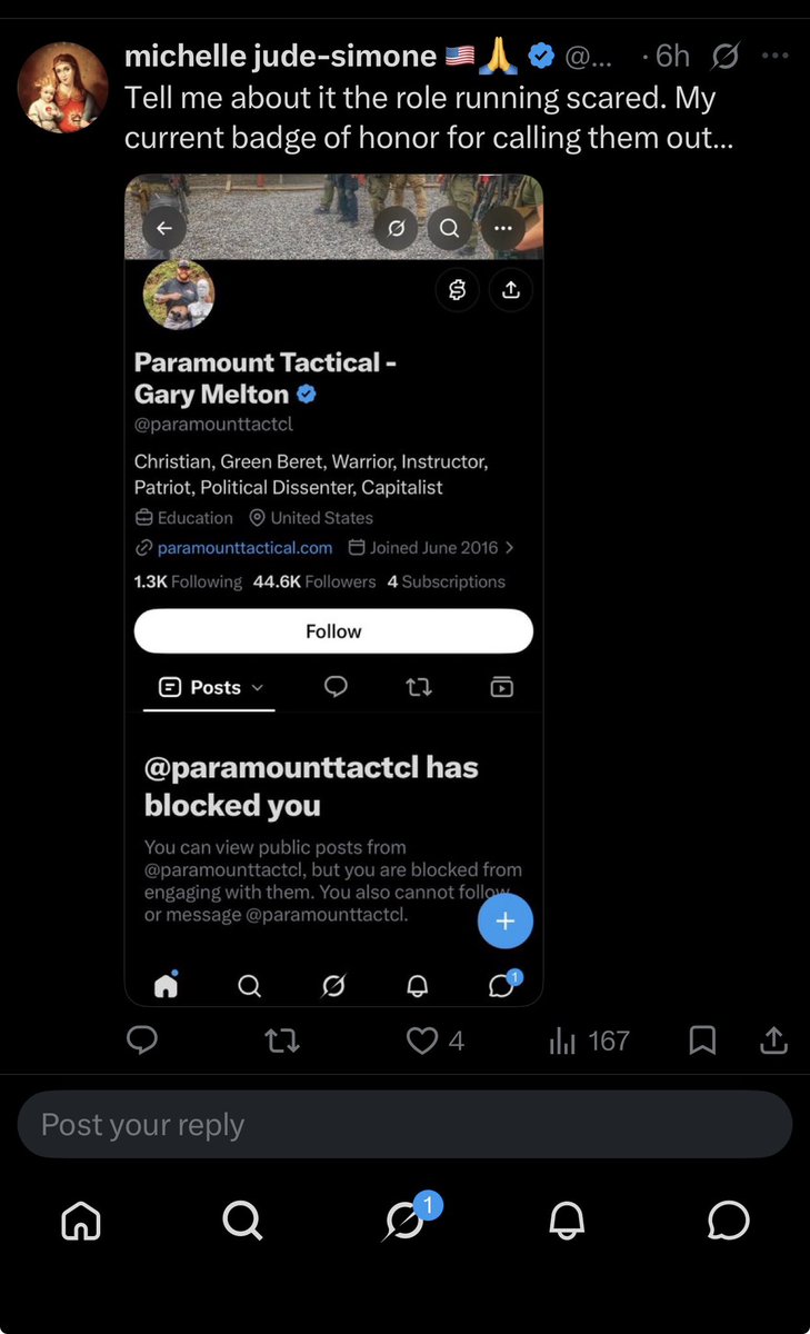 ellej75's tweet photo. @paramounttactcl So are you saying you don’t block people when they prove you wrong!? 😑 https://t.co/BeV0vP7hVY