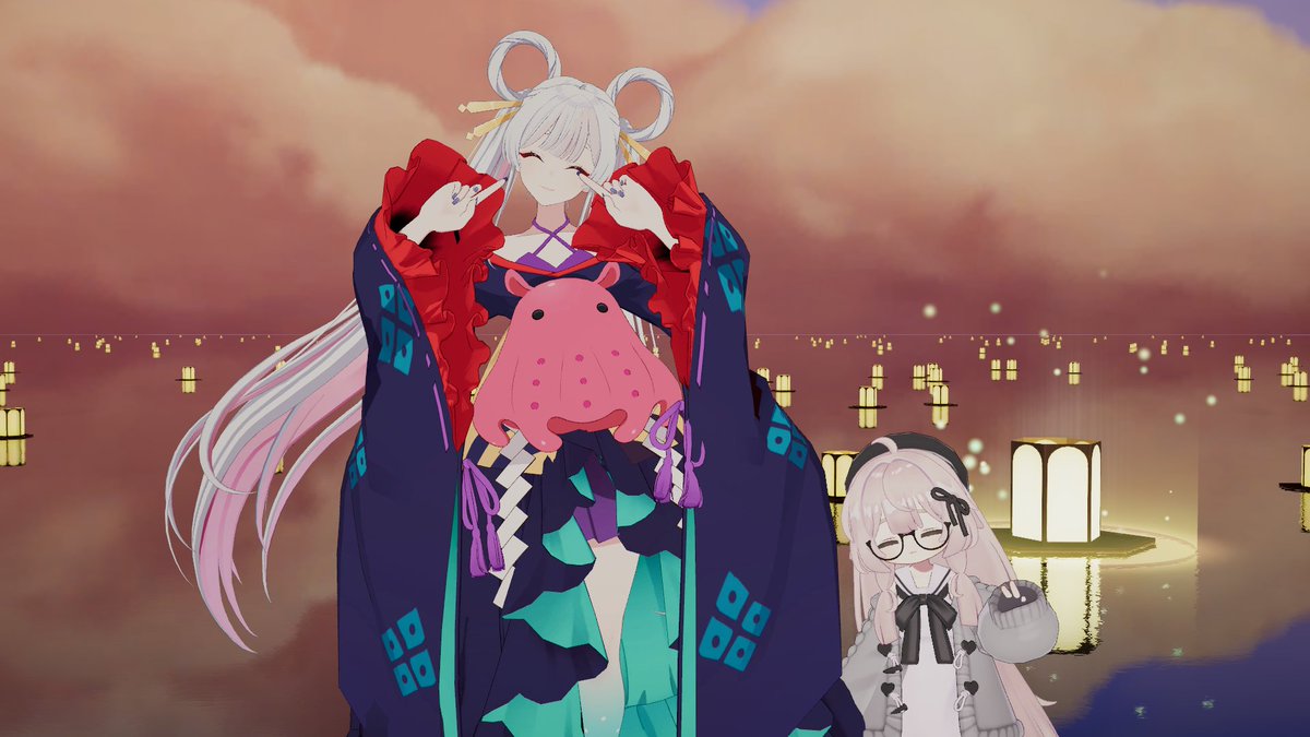 ncrs__t's tweet photo. 超かぐや姫のワールドいってきました～
ヤチヨかわいいですね
#VRChat https://t.co/buvF3OJyXg